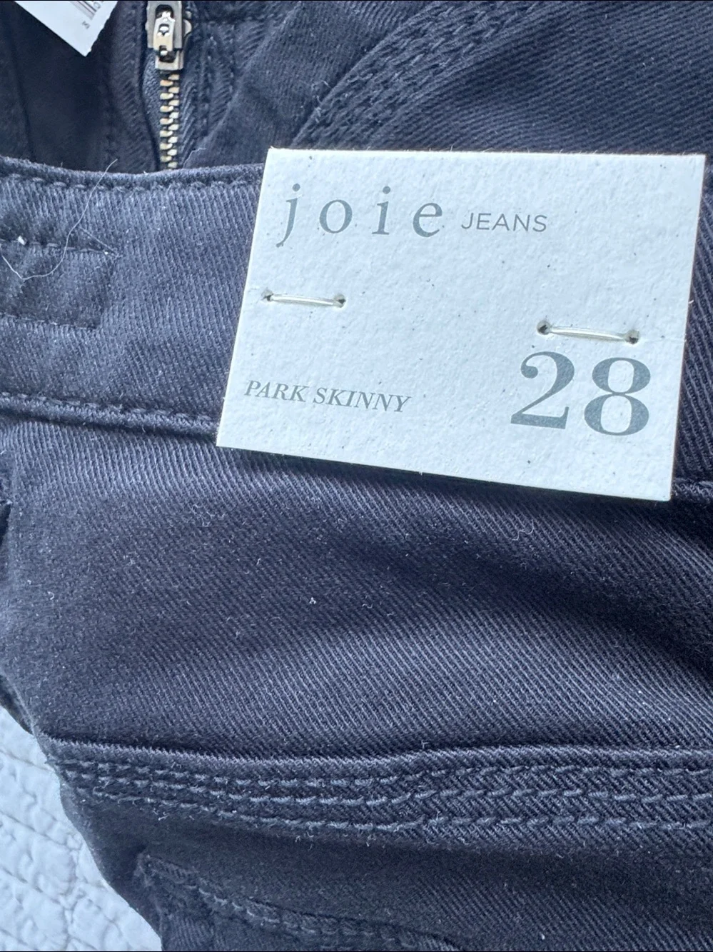 Joie Black Park Skinny Jeans Size 28 - Picture 5 of 14